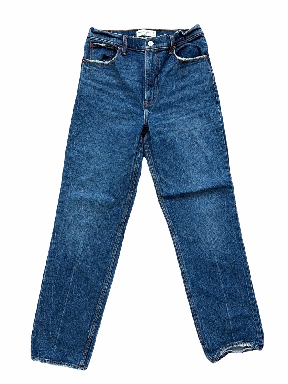 Abercrombie & Fitch Women's Ultra High Rise '90s Straight Jeans